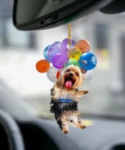 Car Hanging Ornament With Colorful Balloon