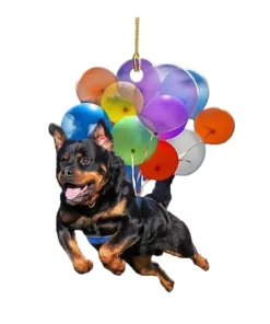 Car Hanging Ornament With Colorful Balloon