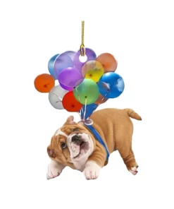 Car Hanging Ornament With Colorful Balloon