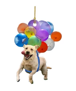 Car Hanging Ornament With Colorful Balloon