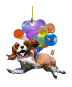 Car Hanging Ornament With Colorful Balloon