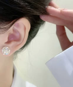 Disco Ball Non-Piercing Earrings