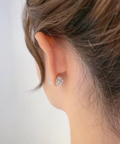 Disco Ball Non-Piercing Earrings