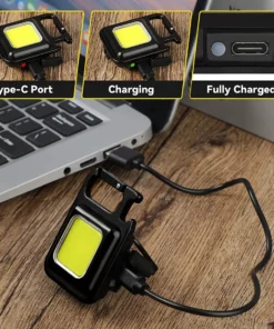 Keychain Light USB Charging Emergency Lamps