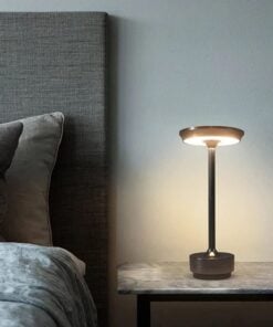 Metallic Cordless Table Lamp