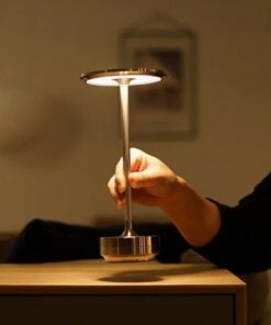 Metallic Cordless Table Lamp