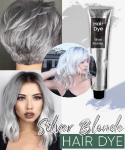 Silver Gray Natural Hair Dye Cream