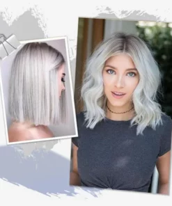 Silver Gray Natural Hair Dye Cream