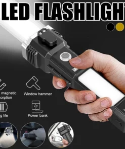 Super Bright Rechargeable LED Handheld Flashlight Portable Spotlight 4 Mode New