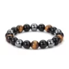 TigerEye Hematite Detox Therapy Bracelet