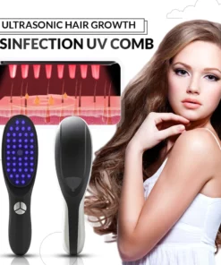 Ultrasonic Hair Growth Disinfection UV Comb