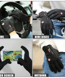 WARM THERMAL GLOVES CYCLING RUNNING DRIVING GLOVES