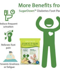 ANLOMARE Blood Sugar Reducing Body Detox Footbed