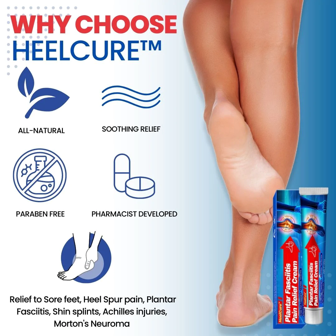 Buy Heelspur Cream - All Natural Foot Pain Cream for ar Fasciitis, Heel  Spurs, Shin Splints, Achille's Injuries, Morton's Neuroma & Sport Injuries  (35g) Online at desertcartINDIA
