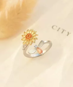 Sunflower Fidget Ring