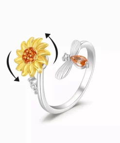 Sunflower Fidget Ring