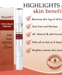 WipeOff™ Tags & Moles Remover