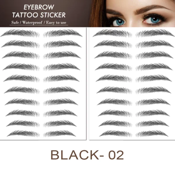 4D Hair-Like EyeBrows Waterproof Tattoo