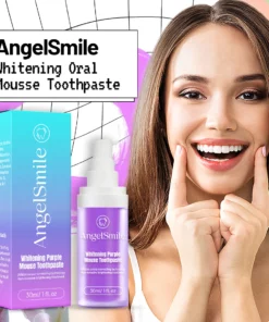 AngelSmile Whitening Purple Mousse Toothpaste