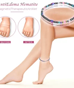 AntiEdema Hematite MagneticTherapeuticAnklet