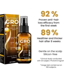 CaffeineGRO Hair & Beard Serum Spray