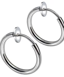 Classy Retractable Hoop Earrings