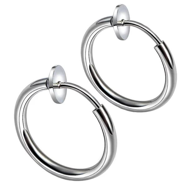 Classy Retractable Hoop Earrings