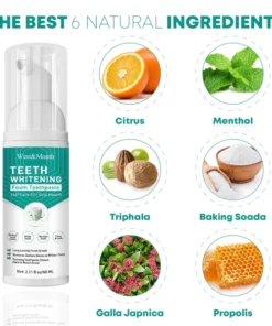 StainOff TeethWhitening Mousse Toothpaste