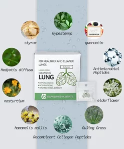 ToNature® Organic Herbal Lung Cleansing Detoxifying Repair Ring