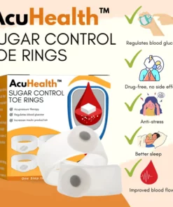 AcuHealth™ Sugar Control Toe Rings