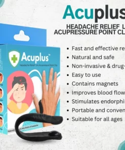 Acuplus™ Headache Relief LI4 Acupressure Point Clip