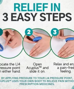 Acuplus™ Headache Relief LI4 Acupressure Point Clip