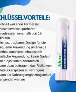 Aleve™ Zuckersenkungs-Inhalator