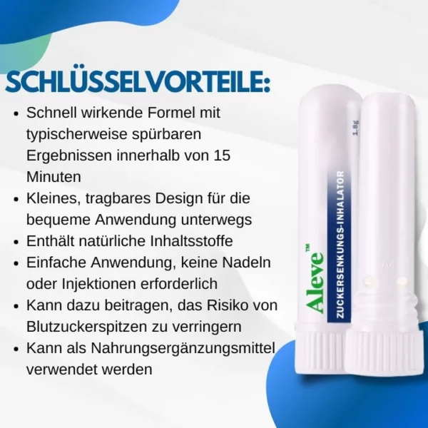 Aleve™ Zuckersenkungs-Inhalator