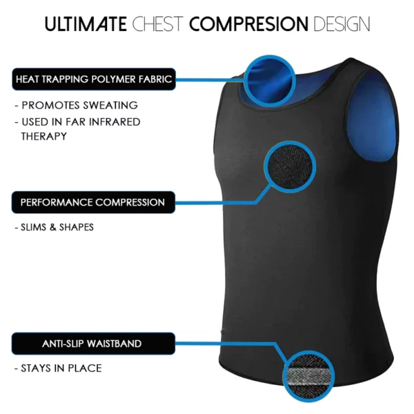 ChestUP Gynecomastia Compression TankTop