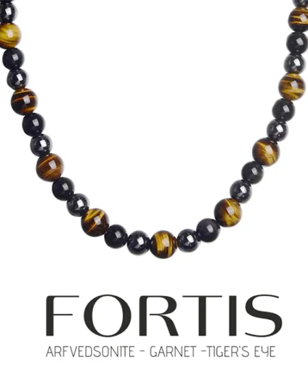 FORTIS Chalcedony Beaded Necklace