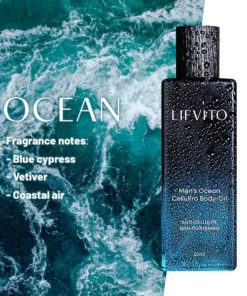 LIFVITO Spruce Men's Ocean CelluPro Body-Oil