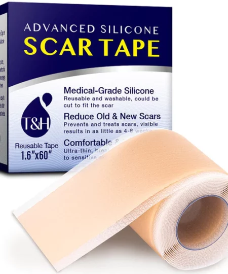 ScarDR® Silicone Scar Sheets - Dermatologically Tested in USA (1.6” x 60”）