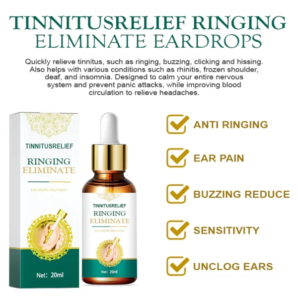 TinnitusRELIEF RingingEliminate EarDrops