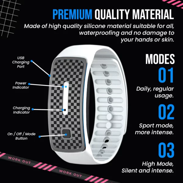 Ultra+™ Ultrasonic Body Shape Wristband