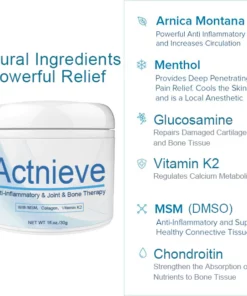 Actnieve™ Anti-Inflammatory & Joint & Bone Therapy Cream