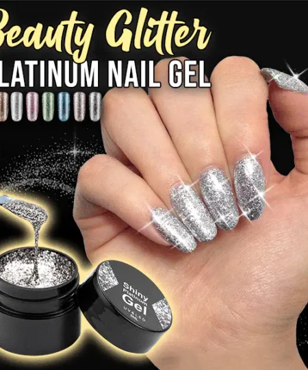 Beauty Glitter Platinum Nail Gel