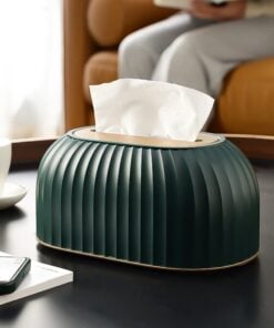 Nordic Striped Tissue Box Holder