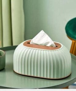 Nordic Striped Tissue Box Holder