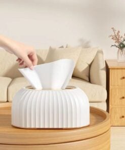 Nordic Striped Tissue Box Holder