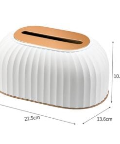 Nordic Striped Tissue Box Holder