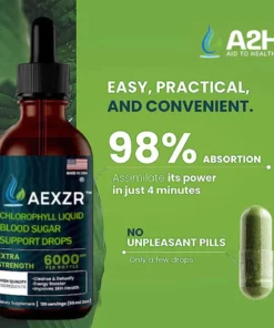 AEXZR™ Chlorophyll Liquid Natural Detox & Blood Sugar Support Drops