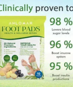 ANLOMARE™ Blood Sugar Reducing Body Detox Footbed & Rapid Glycolysis