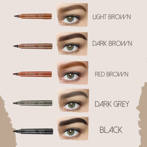 LUMIEREZ 4 Tipped Precise Brow Pen - Image 2