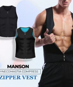 MANSON Gyno Compress Zipper Vest